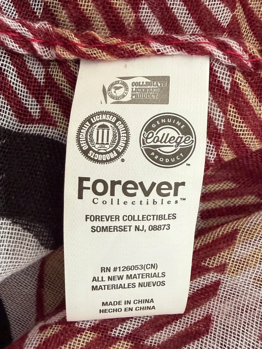 FSU Seminoles Plaid Infinity Scarf – Officially Licensed Forever Collectibles